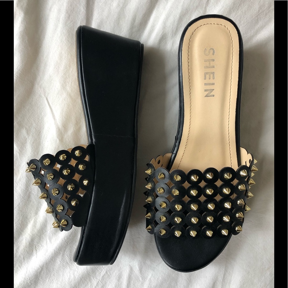 •SOLD•SHEIN Spiked Platform Sandals